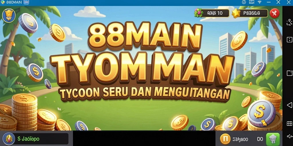 Gameplay 88MAIN yang mendebarkan dalam membangun empire Tycoon.