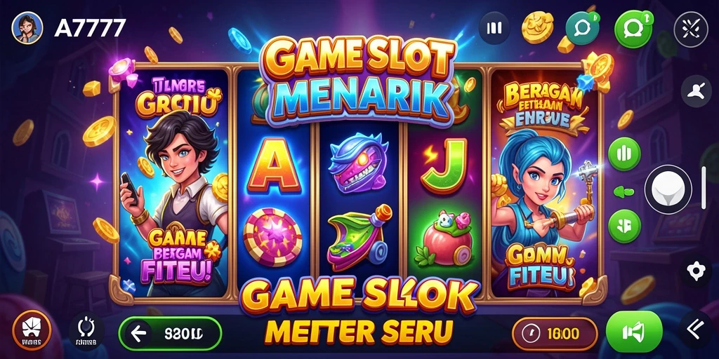 Tampilan screenshot A7777 menampilkan gameplay Slot yang seru dan menarik.