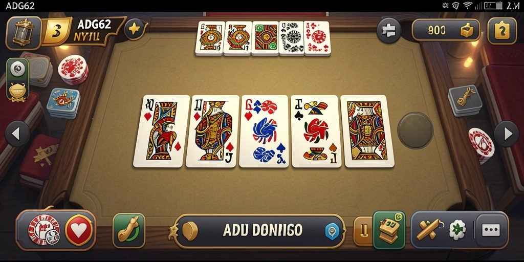 Tampilan gameplay ADG62 yang menegangkan dan seru.