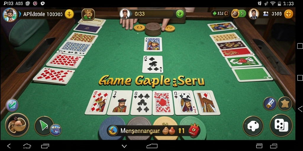 Tampilan gameplay seru dan interaktif di API33.