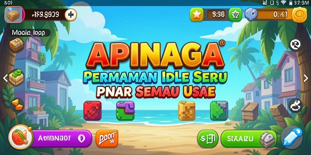 Tampilan menarik dari gameplay Idle di APINAGA yang mengasyikkan.