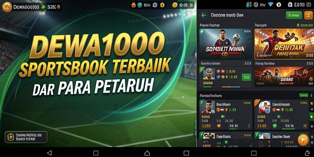 Tampilan gameplay taruhan olahraga di DEWA1000 yang menarik.