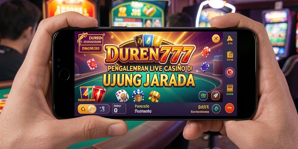 Tampilan gameplay Live Casino DUREN777 yang menarik dan interaktif.