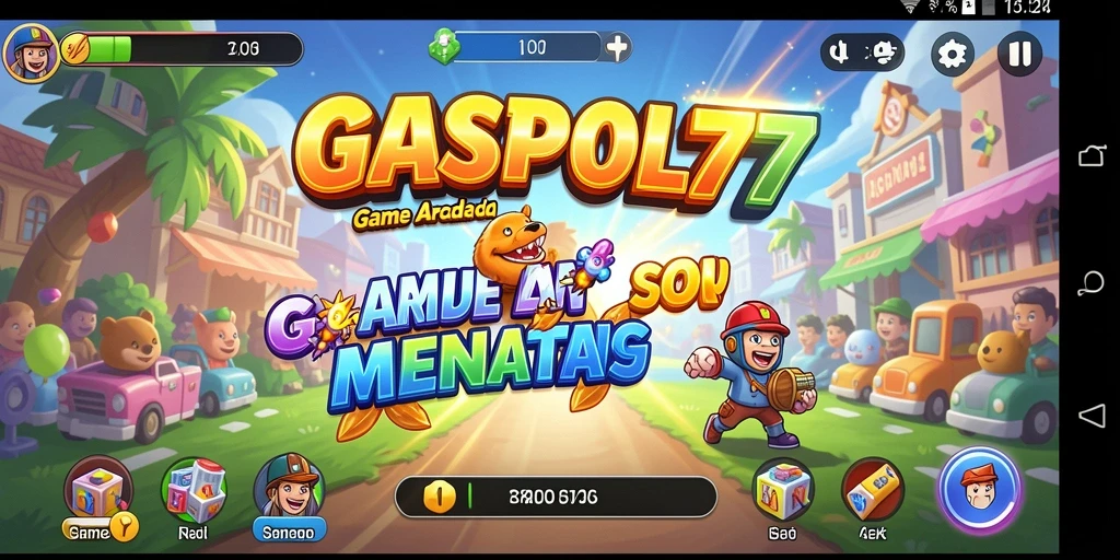 Tangkapan layar GASPOL77 menunjukkan aksi cepat dalam permainan Arcade.