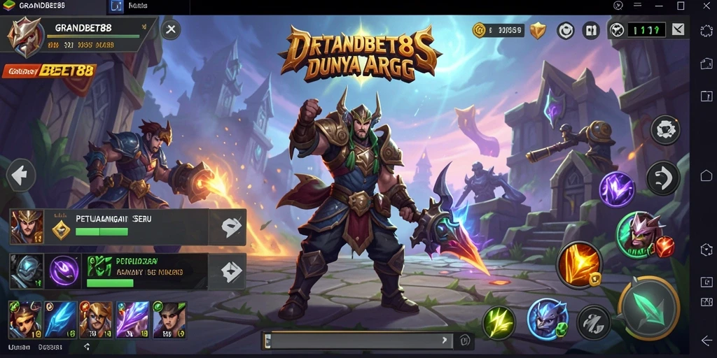 Screenshot gameplay GRANDBET88 yang menampilkan aksi seru dalam petualangan ARPG.