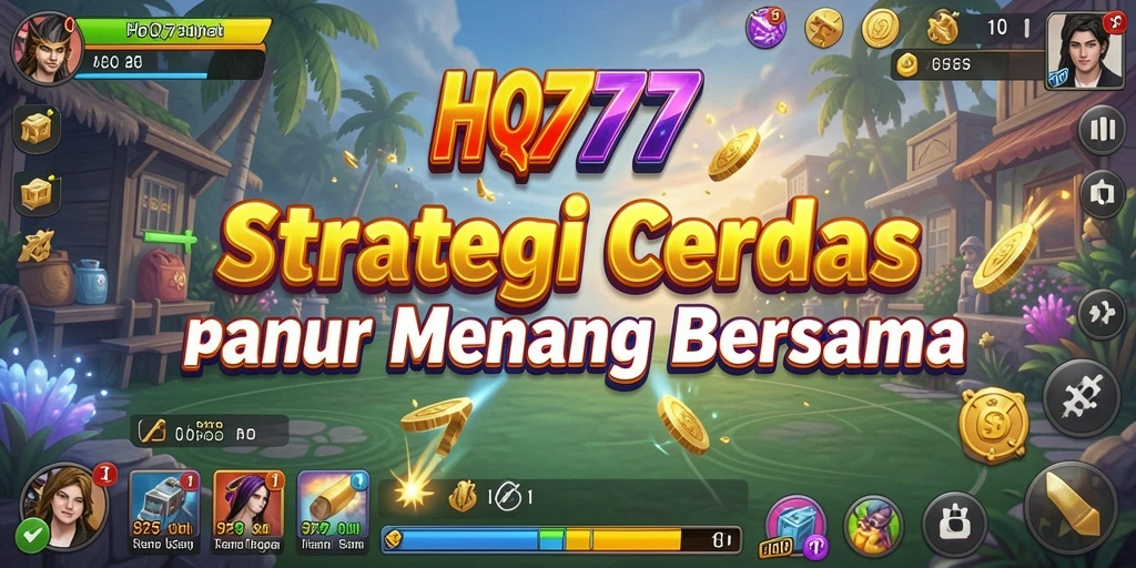Tampilan menarik dari gameplay strategi HQ777 yang mendebarkan.