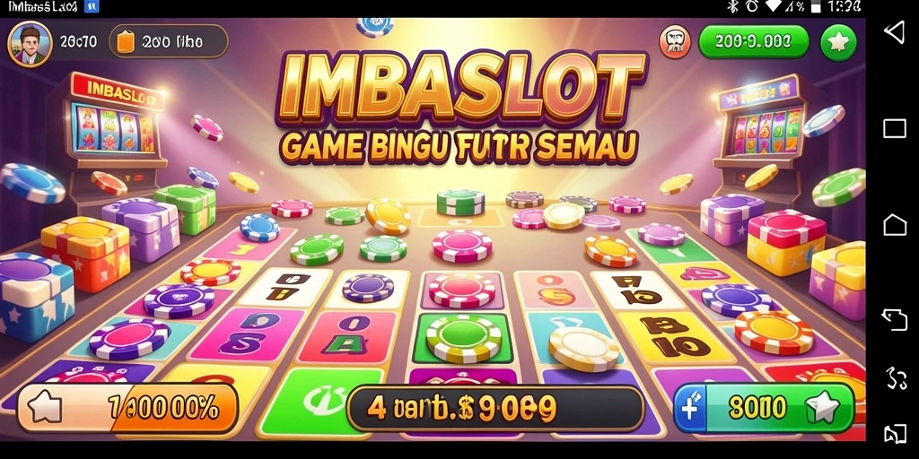 Gameplay Bingo seru di IMBASLOT dengan interaksi sosial.