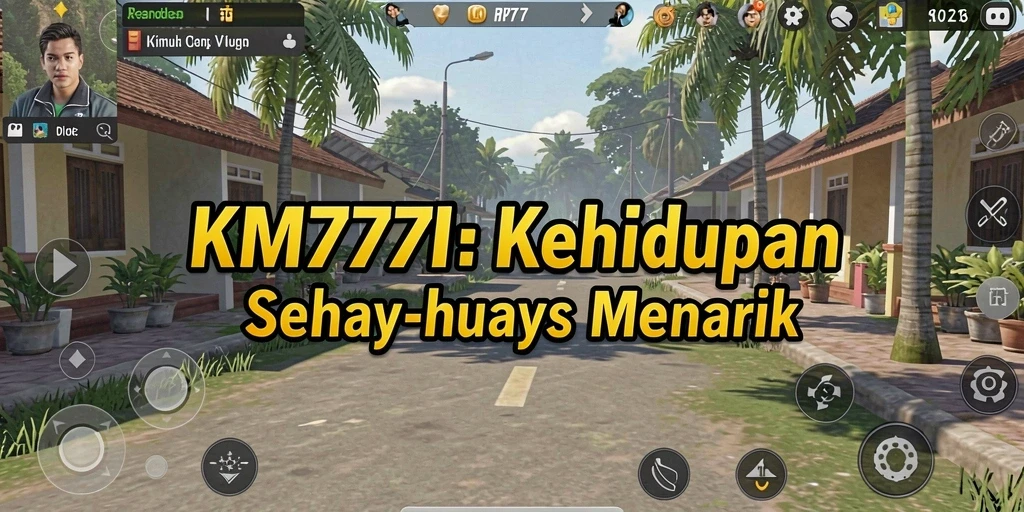 Tangkapan layar permainan simulasi yang menampilkan interaksi karakter.