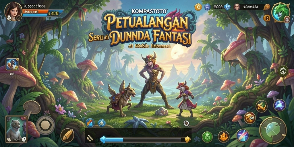 Tampilan gameplay menarik dari KOMPASTOTO yang penuh petualangan.