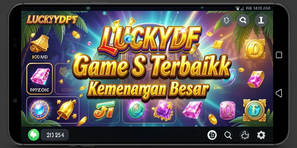 Tampilan gameplay LUCKYDF yang menarik dan interaktif.