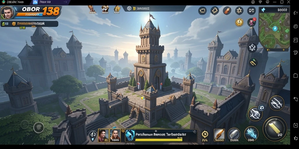 Gameplay OBOR138 menampilkan aksi menara pertahanan yang mendebarkan.