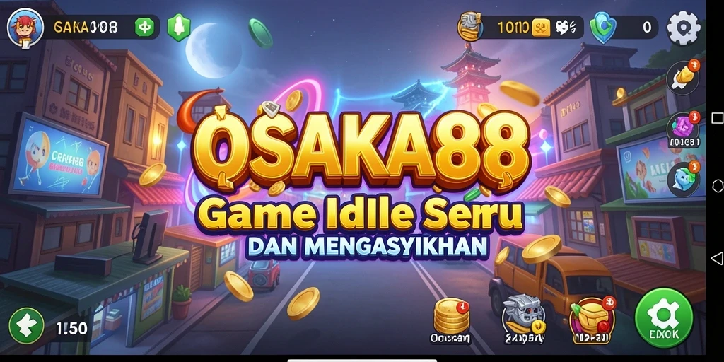 Screenshot utama OSAKA88 menampilkan gameplay yang seru dan menawan di kategori Idle.