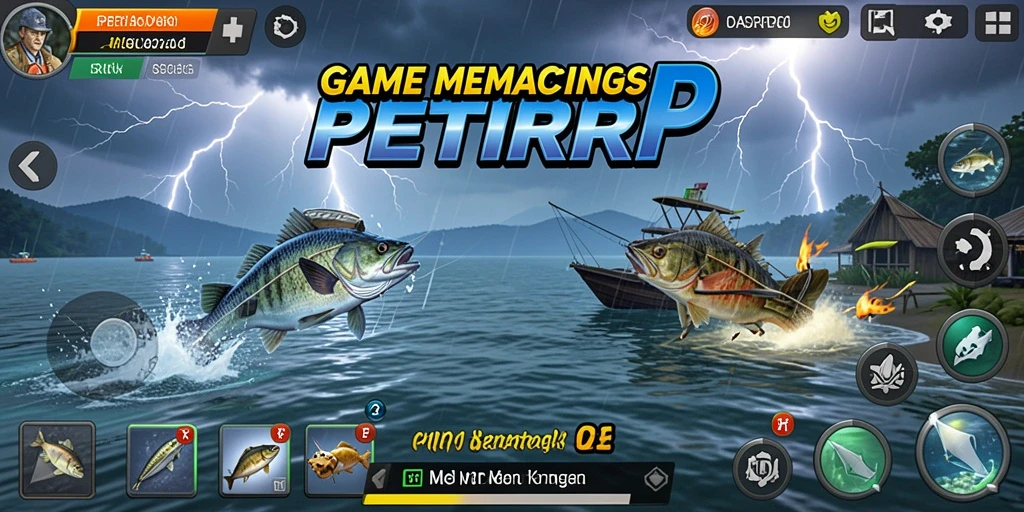 Tangkapan ikan besar di gameplay PETIRRP yang menyenangkan.