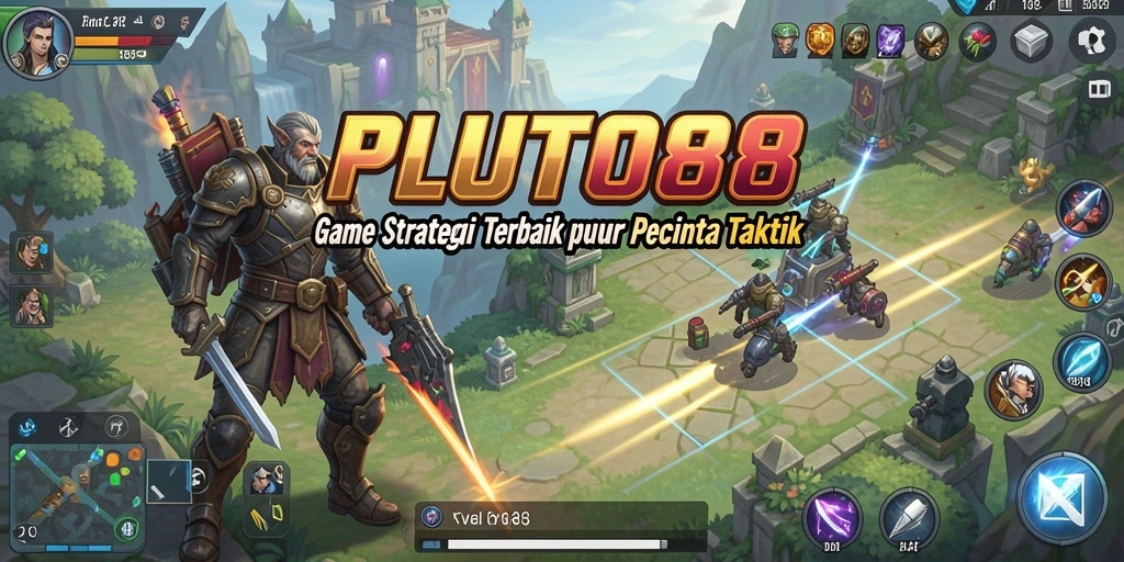 Tampilan gameplay menarik dari PLUTO88 yang penuh taktik dan pertempuran strategis.