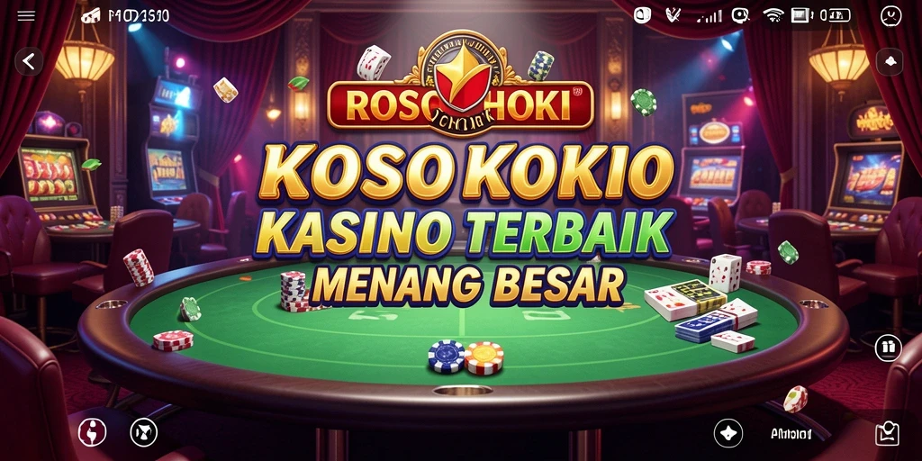 Tampilan gameplay <strong>ROSOHOKI</strong> dengan grafis dan fitur Kasino yang menakjubkan.