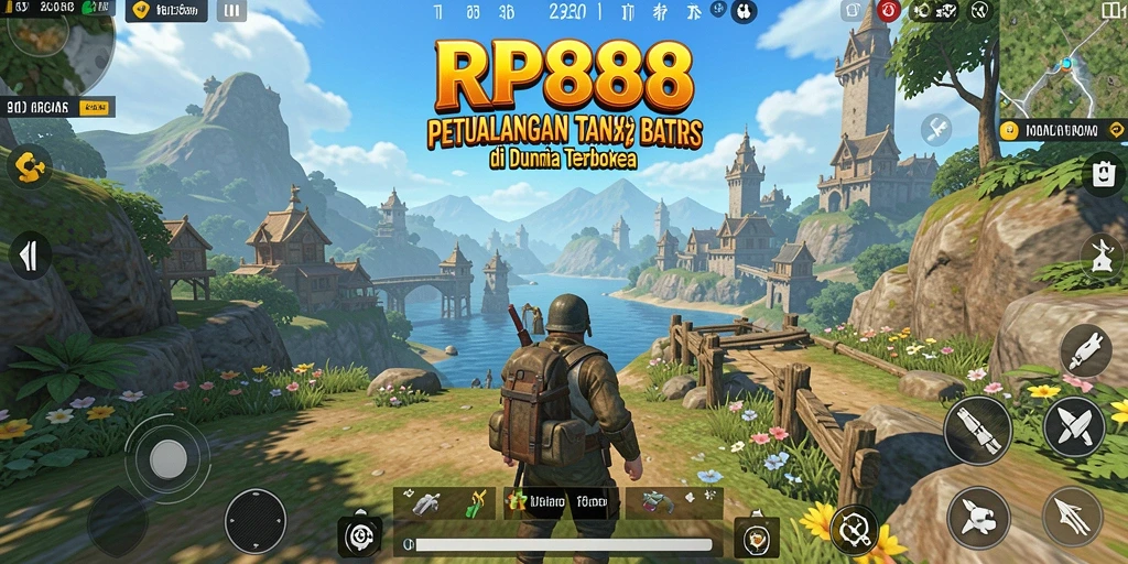Gameplay Open World RP888 yang seru dan menakjubkan.