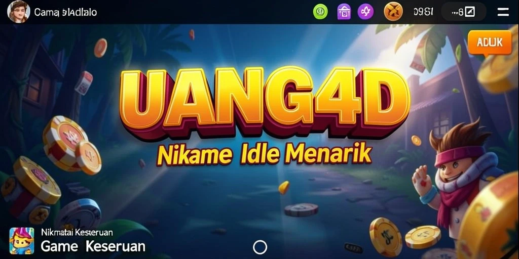 Screenshot menampilkan gameplay menarik dari UANG4D dalam kategori Idle.
