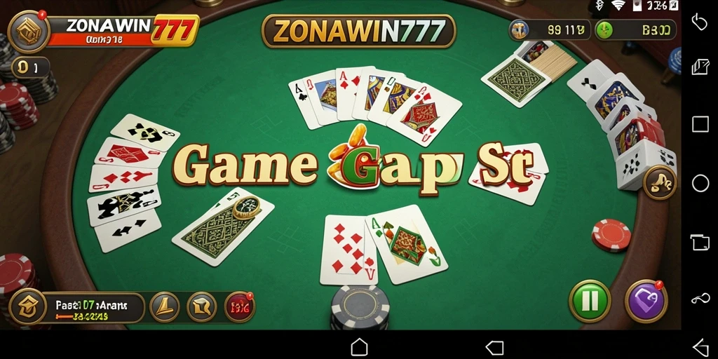 Screenshot ZONAWIN777 menampilkan gameplay seru Gaple yang menarik.